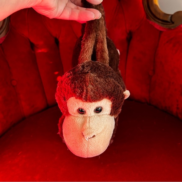 Kellytoy Pack Mates Brown Monkey Purse 10 inch Plush Stuffed Animal - Picture 11 of 12